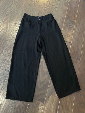 Dkny Black Wide-Leg Men’s Chinos